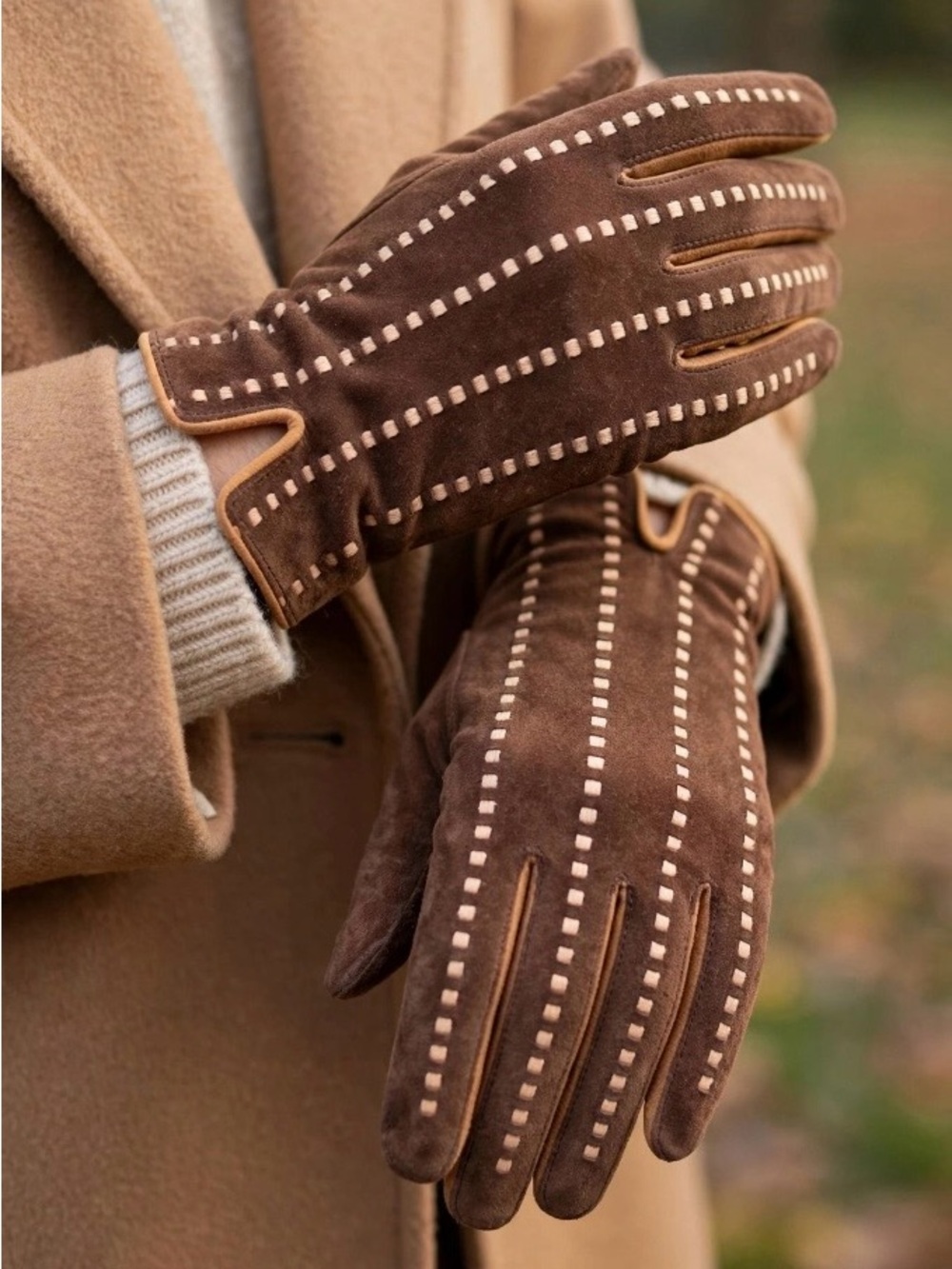 Firenze’ Collocation Suede Gloves